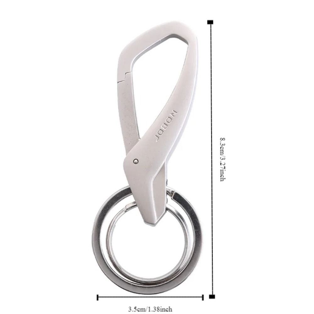 Double Ring Metal Key Chain Senior Key Chain Pendant High Quality Car Key Ring Gift