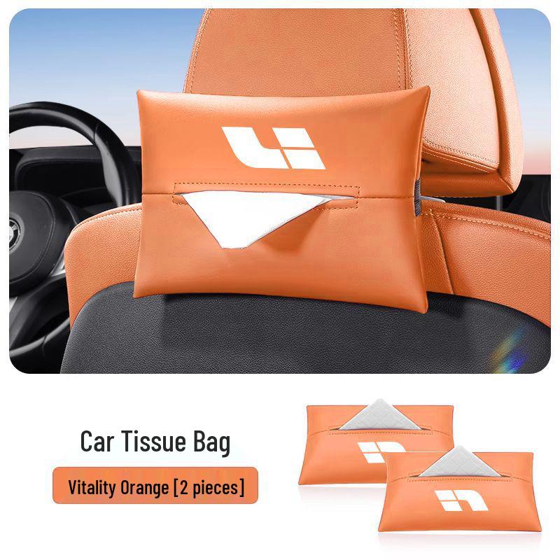Ideal Car Tissue Box - Hanging Pull-out Design for Armrest
