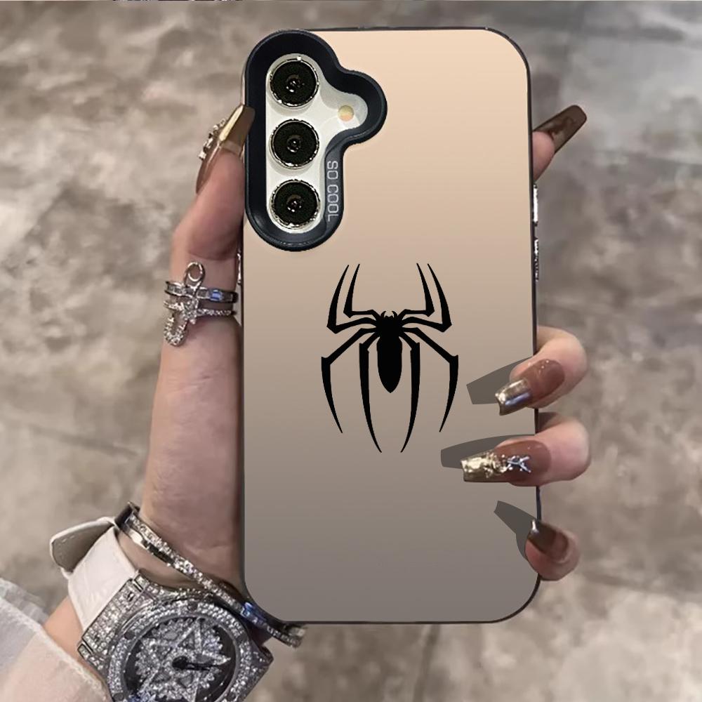Bat Spider Cartoon Cool Phone Case For Samsung Galaxy S26 Ultra S25 S24 S23 S22 PLUS FE A56 A55 A54 A53 IMD Shockproof Cover