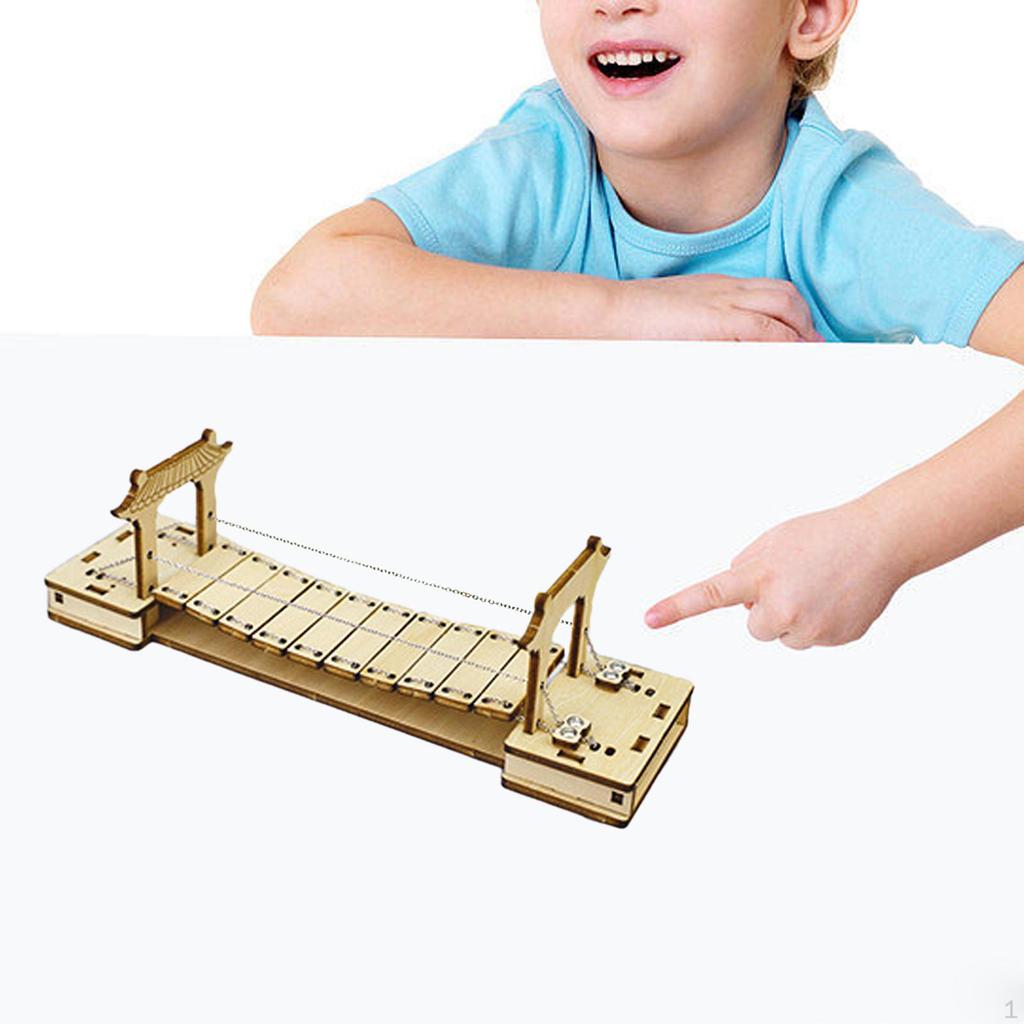 Science Experiment Toys Wooden Birthday Gifts Technology Small Production Handmade DIY Chain Bridge