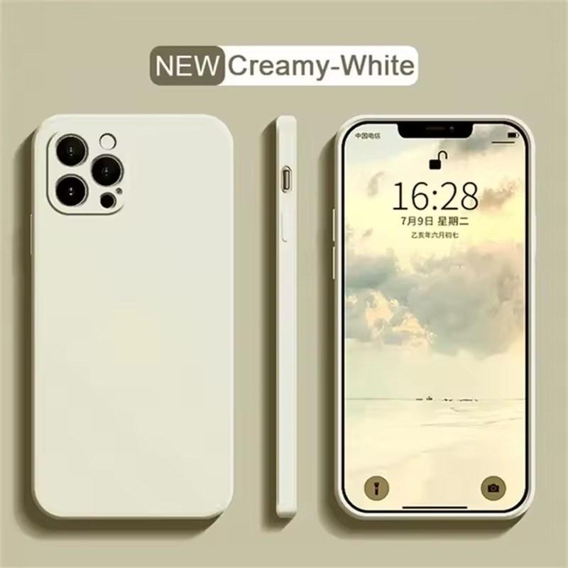 Высококачественный жидкий силиконовый чехол для iPhone 16 15 14 13 12 11 Pro Max Mini X XR XS 7 8 Plus SE 16E противоударный мягкий чехол для телефона