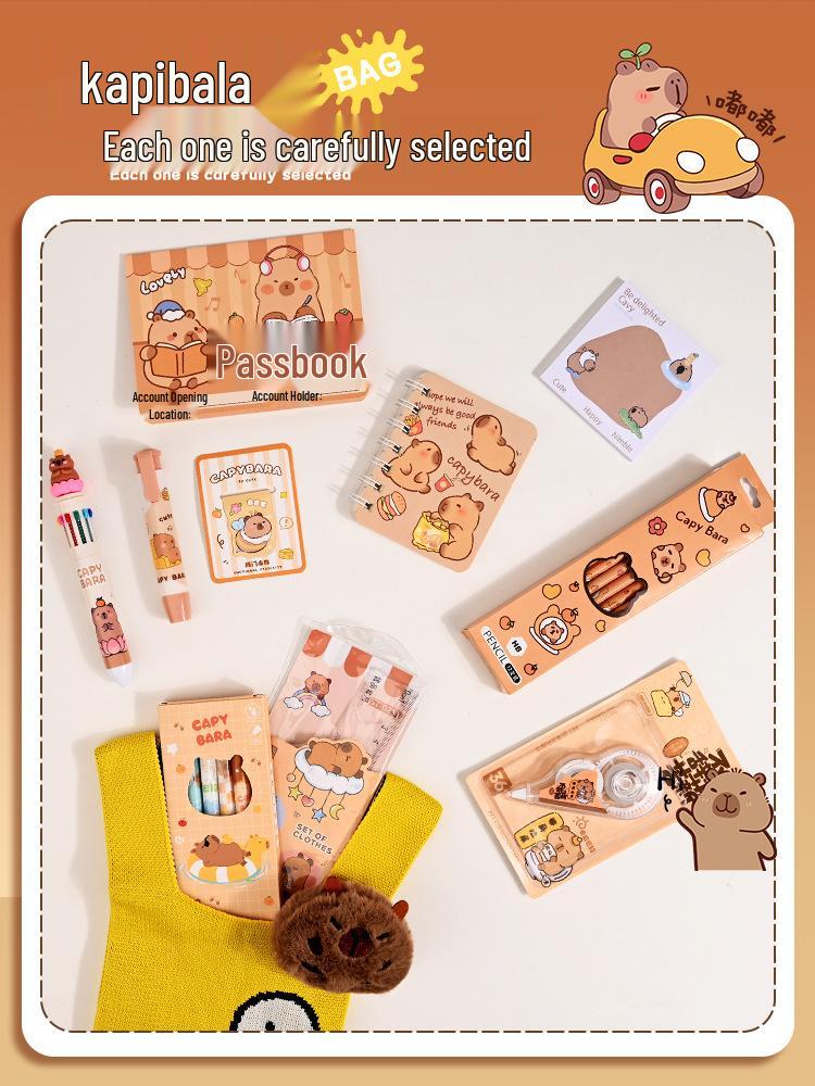 Подарочный набор канцелярских принадлежностей с пандой для школьников: Идеально подходит для обучения, призов в классе, корпоративных подарков или сувениров на день рождения.