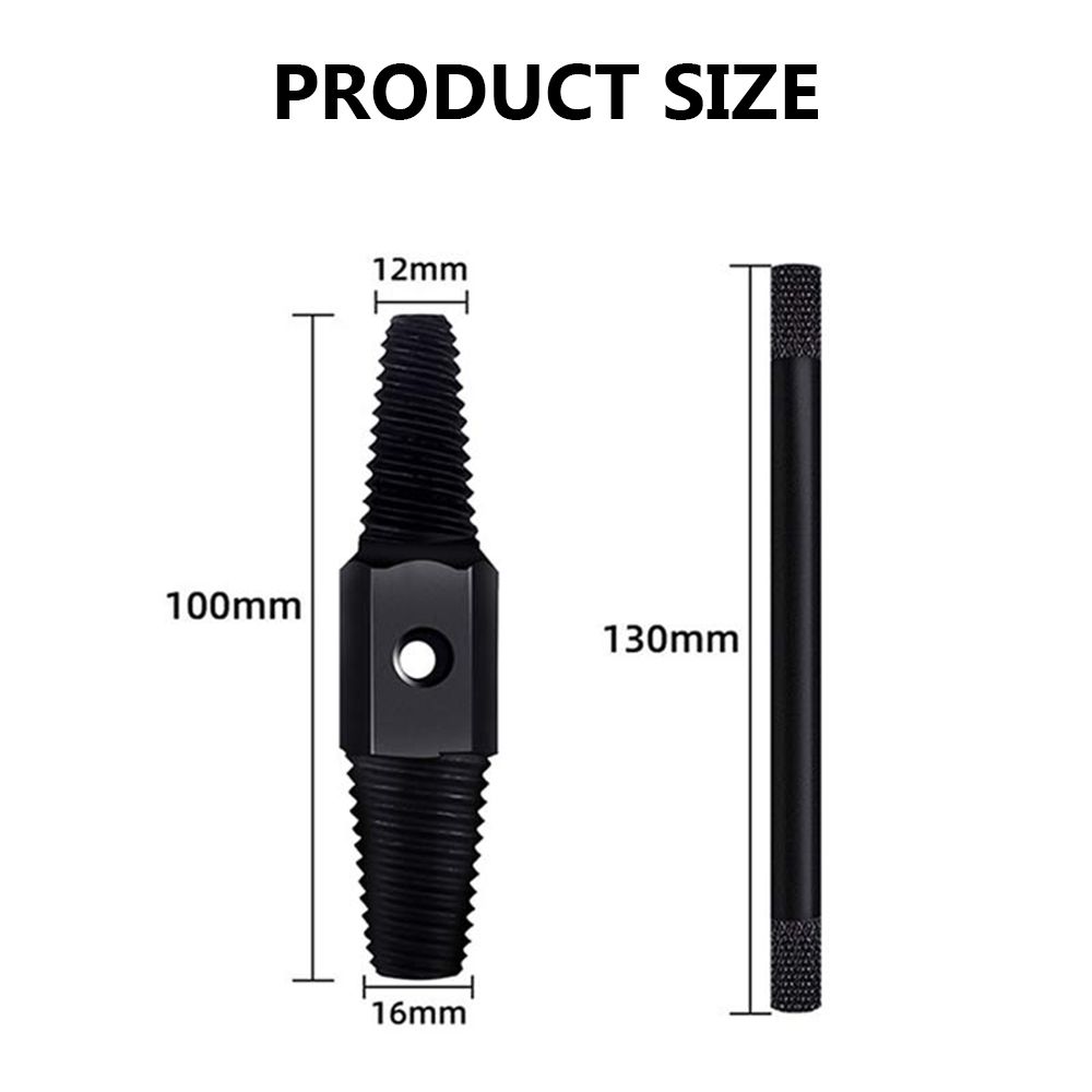 Треугольный клапан 1/2'' 3/4'' Двойной головной экстрактор сломанной проволоки Трубный болт Извлечение поврежденного винта