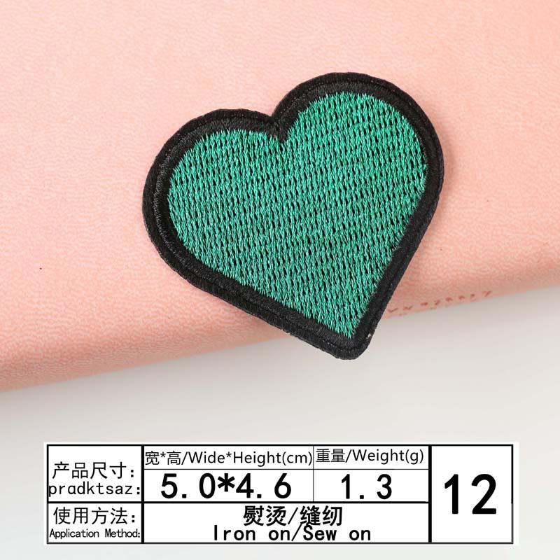 В соответствии с вышивкой Вышивка Ткань Наклейка Компьютерная вышивка Печать Цвет Любовь Серия Одежда Украшения Патч Наклейка Ткань Аксессуары