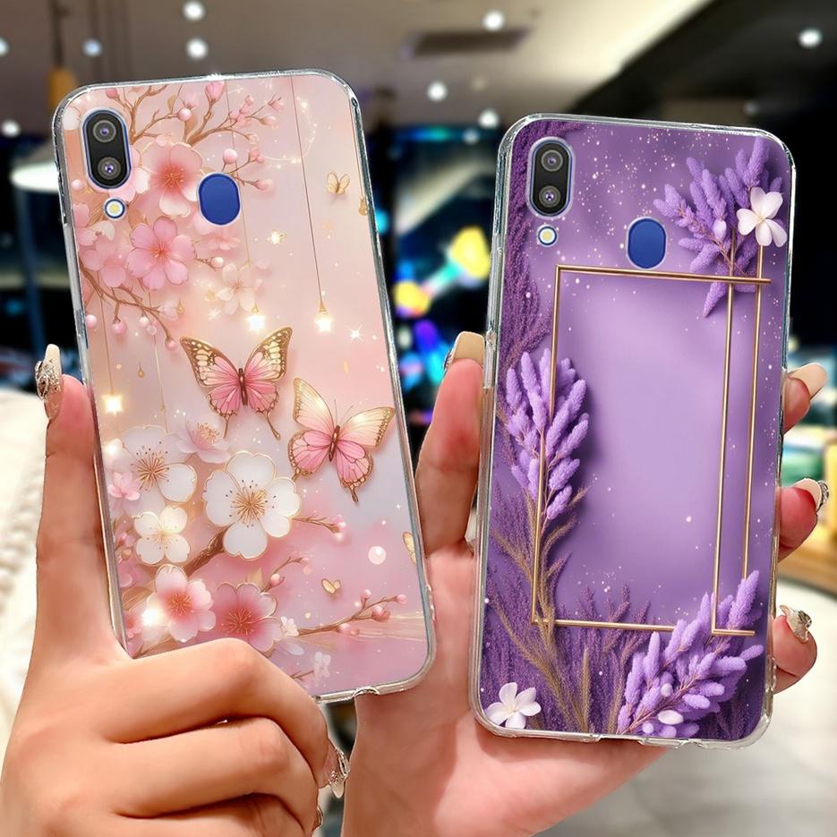 Для Samsung Galaxy M10 M20 M30 Чехол Новая Мода Расписная Крышка Прозрачный Силиконовый Мягкий Тонкий Чехол для Телефона Для Samsung M10 M20 M30 Fundas