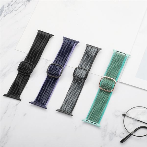 Эластичная петля Solo Loop, совместимая с ремешками Apple Watch 44 мм, 42 мм, 40 мм, 38 мм, регулируемый эластичный спортивный нейлоновый ремешок для серии iWatch
