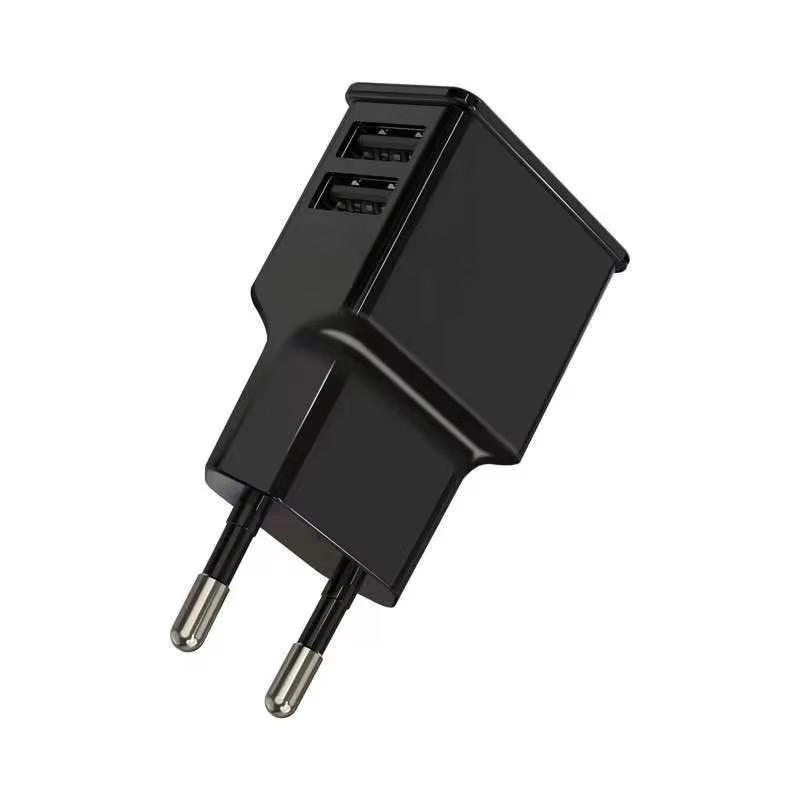 Портативный двойной USB-адаптер питания 5 В, зарядное устройство для мобильного телефона, электрическая розетка для путешествий, смарт-адаптер для зарядного устройства для смартфона