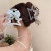Jelly Color Bow Hair Clip Five-pointed Star Shark Clip Fashion Hairpin  for Women Hair Accessories