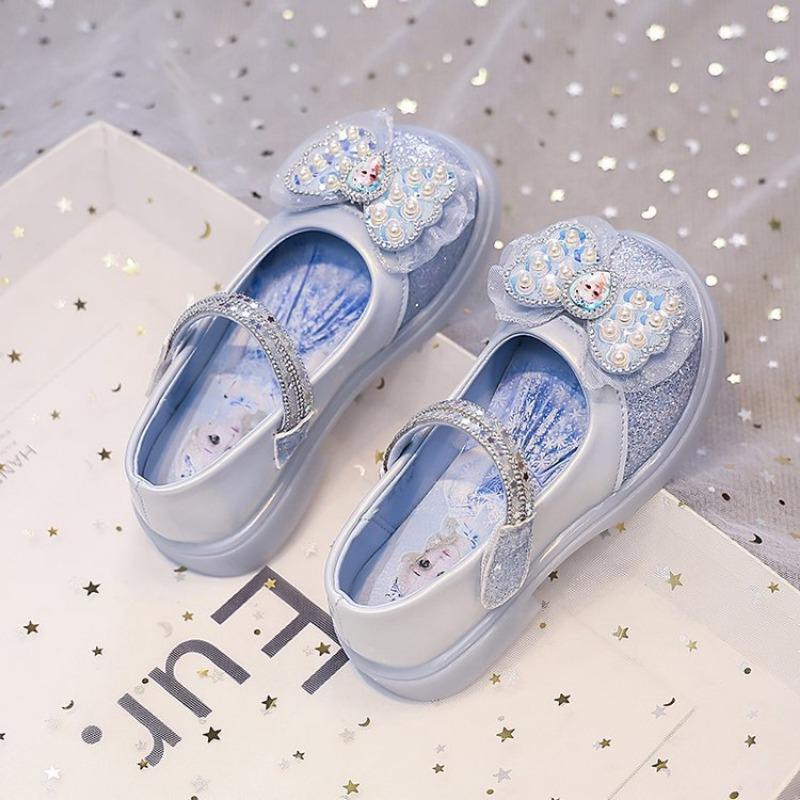 Детская обувь для девочек, обувь принцессы, весна и осень, новая мода, мягкая подошва, обувь для маленьких девочек, украшенная стразами, детская стеклянная обувь