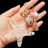 Women Sea World Starfish Pearl Pendant Shell Shell Keychain Key Ring Starfish Keychain Key Chains