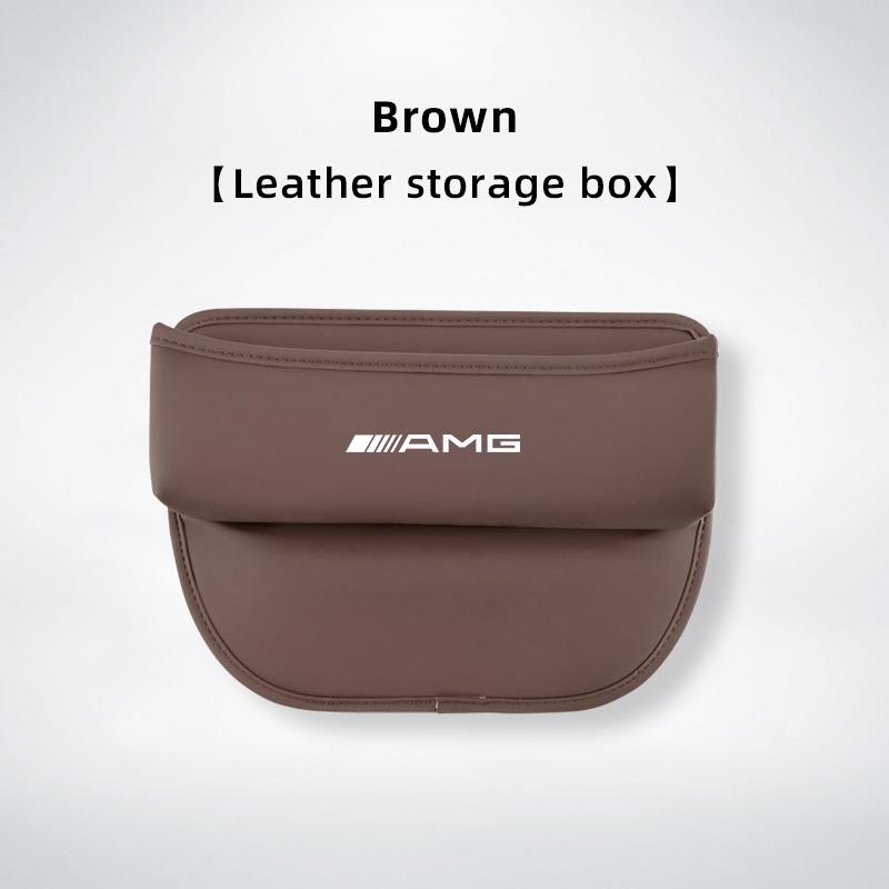 JAEZI1 Leather Car Seat Gap Organizer Box Leak-proof Storage Bag For Mercedes Benz AMG GLC W203 W206 W220 W205 W211 W212 W201 W210 W108