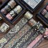6 рулонов васи-ленты для горячего тиснения, подходит для DIY-руководств, предметов, подарочной упаковки, украшения, изысканные принадлежности для украшения