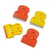 Mini Plastic Scraper Steel Blade With Blade Car Sticker Remover One-Sided Cleaner SUV