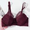Женский бюстгальтер большого размера с кружевными тонкими хлопковыми чашками, дышащее удобное нижнее белье на косточках