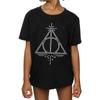 HARRY POTTER Хлопковая футболка с символом Даров Смерти для девочек