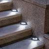 4PCS Solar Step Lamp Outdoor Home Garden Staircase Patio Lights Steps Walkway Lights Solar Lamp Outdoor LED Decorative Lights