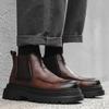 Martin boots men's 2024 new thick-soled foot cover versatile height increase casual and comfortable British tooling boots 1682-J