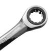 Polished Gear Chrome Vanadium Socket Spanner Ratcheting Kit Reversible Ratchet Wrench Nut Tool