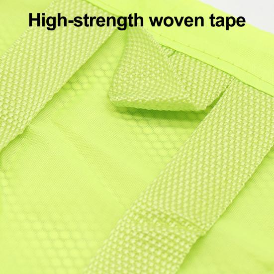 Складная сумка для хранения большой вместимости, пляжная сумка, прозрачный сетчатый дизайн, легкий рюкзак для плавания, органайзер для пляжных игрушек