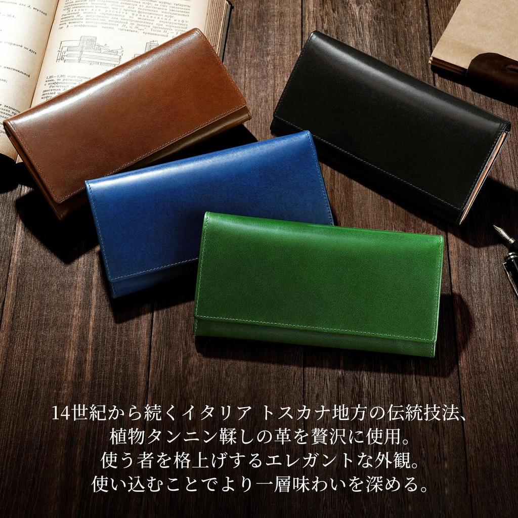 И длинная монета большой 21 легко итальянский Сделано в верхней коже подлинная молния YKK [Fabrizio] мужской женский кошелек, двойной, складной, кошелек, тонкий,