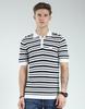 Men's Regular Fit Striped Polo T-Shirt | Half Sleeve | Collared Neck | Casual Wear T Shirt for Men's