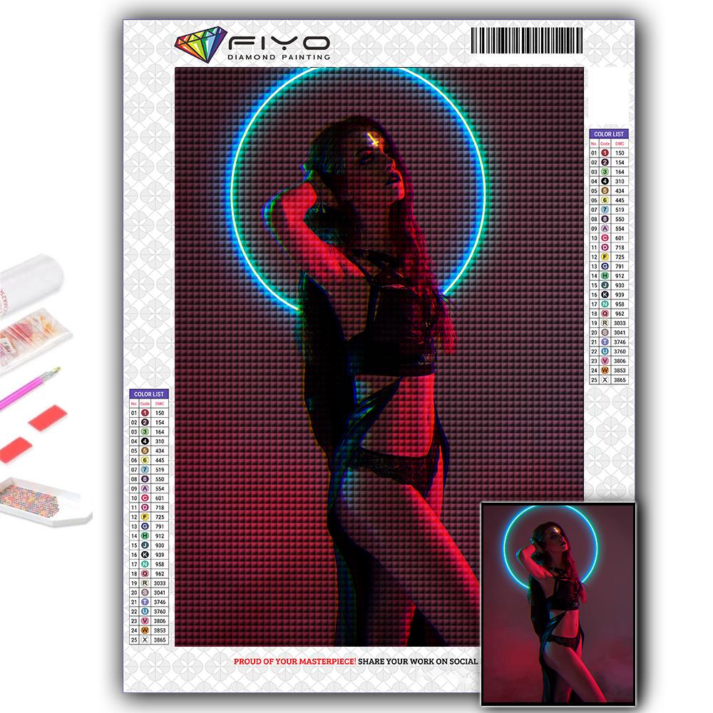 DIY 5D алмазная живопись Киберпанк сексуальное искусство вышивка крестом комплект полная дрель вышивка мозаика художественная картина стразы подарок
