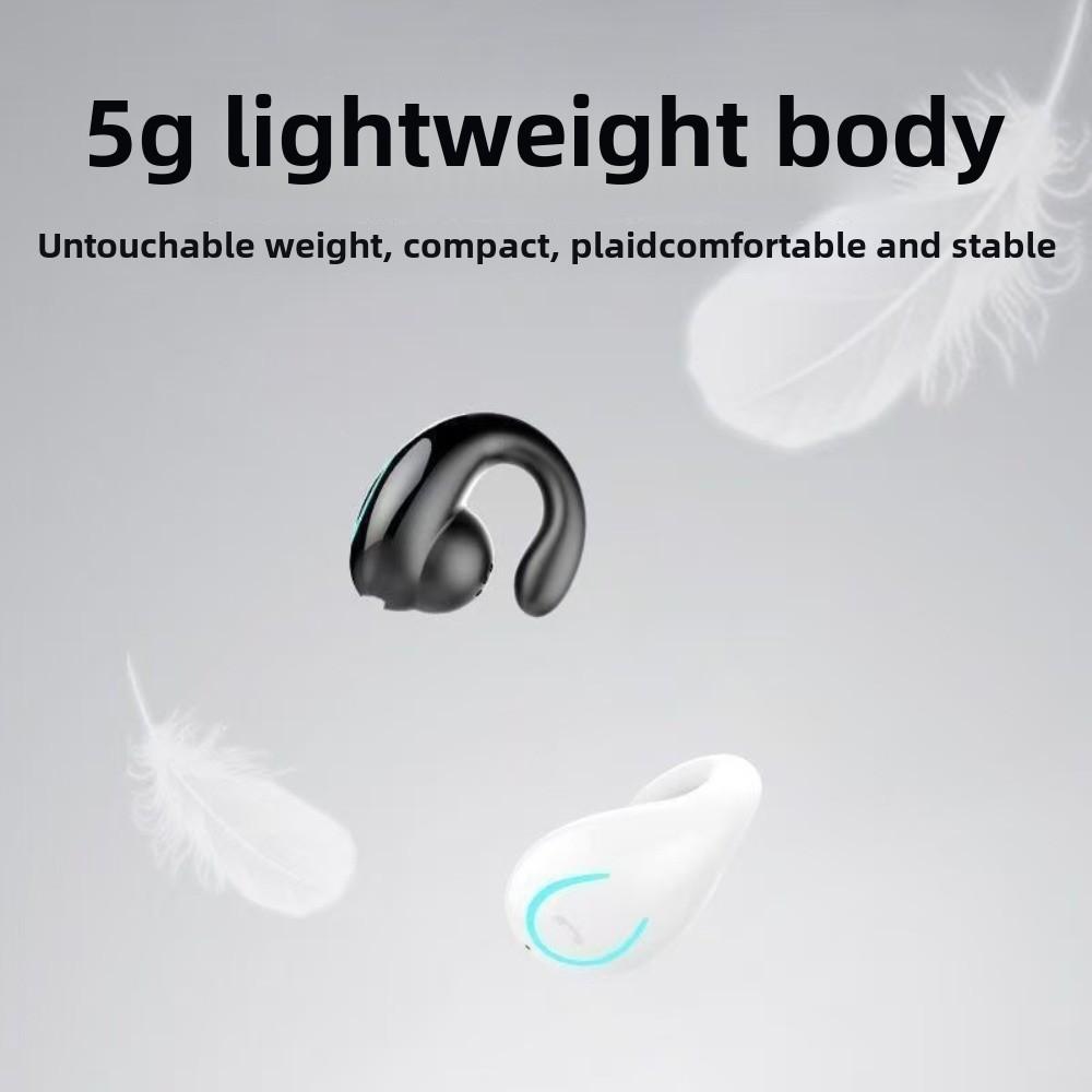 Беспроводные Bluetooth-наушники-клипсы для ушей с шумоподавлением, длинная работа