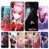 Чехол для телефона Darling In The Franxx ZERO TWO 002 для iPhone 11 12 13 Mini 14 15 Plus 17 Air 16 Pro Max 16E 7 8 SE 2020 Индивидуальный P