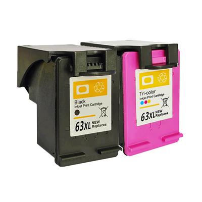 63 XL Цветной и черный картридж для HP OfficeJet 3830 4650 ENVY 4512 4516