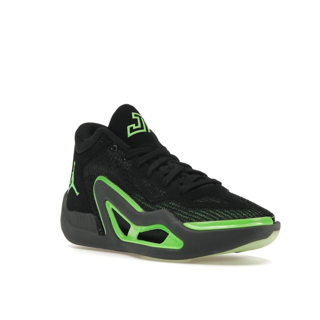 Air Jordan Tatum 1 Green Strike Мужские Кроссовки Черный Антрацит DZ3324-003
