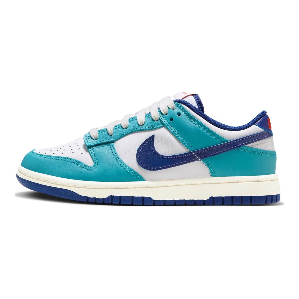 Nike Dunk Low Teal Nebula Deep Royal Женские кроссовки для скейтбординга FQ6870-141