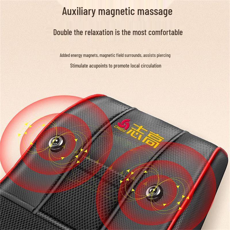 CHIGO Full Body Shiatsu Massage Pillow with Heat CN plug (adapter included)