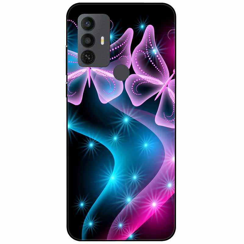 Для чехла TCL 30 SE 305 6.52'' Силиконовый Мягкий Модный ТПУ Чехол для Телефона для TCL 305 306 30SE Чехол 6165A Бампер Funda для TCL30SE 405