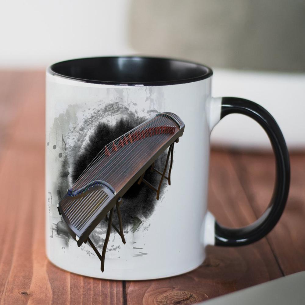 Гитара Бас Пианино Скрипка Керамическая Кружка Музыкальный Клуб Студент Подарок на День Рождения Чашка для Питья Подарок на День Рождения Смешные Кружки