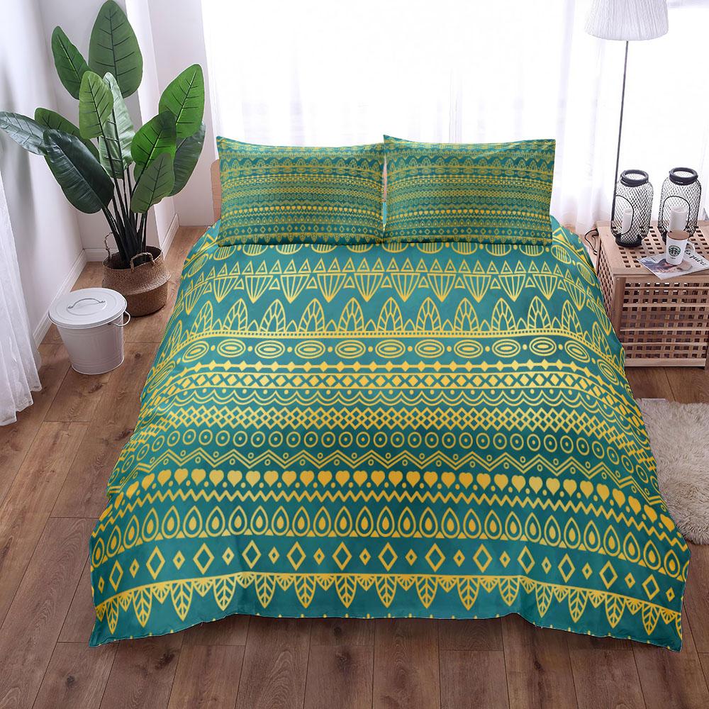 Комплект постельного белья для мальчиков в стиле барокко Mandala Vintage Mansion Duvet Cover Set King Queen Double Full Twin Single Size Boys