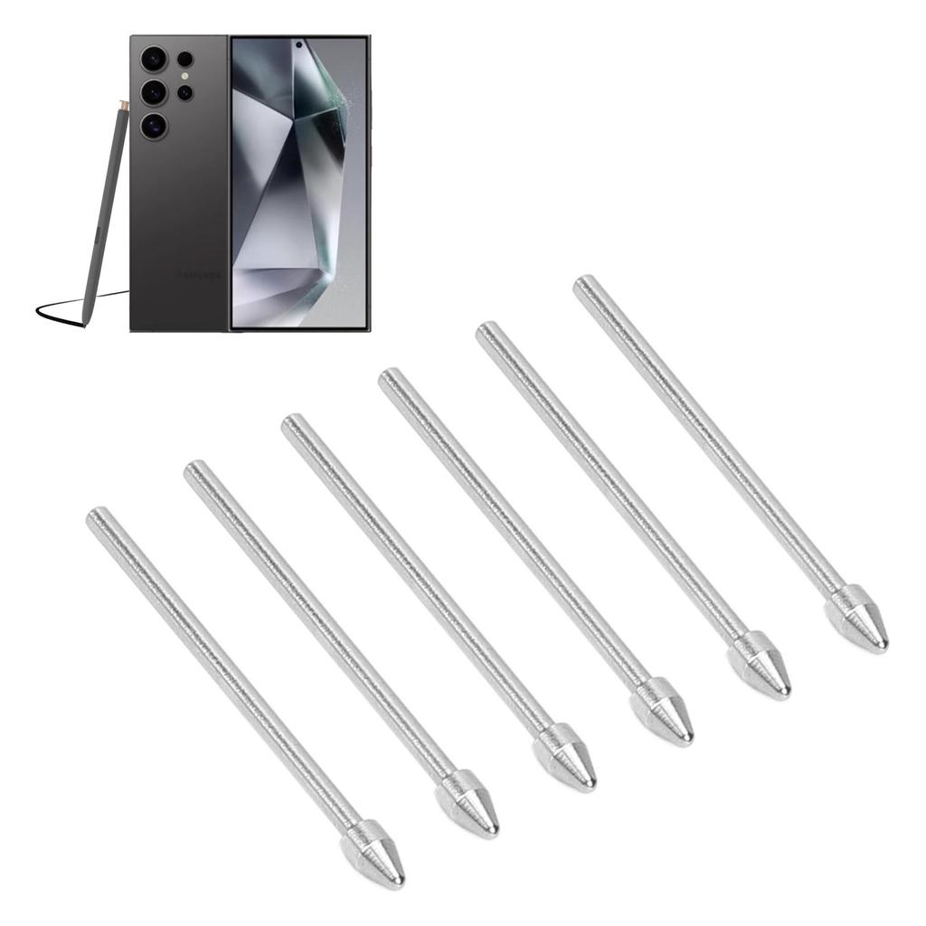 6pcs Stylus Pen Tips Metal Stylus Pen Nibs Replacement for Galaxy Note 10 Note 10 Plus Note 20 Ultra