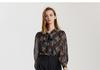 Elegant Lace-Up Collar Long-Sleeved Shirt for Women
