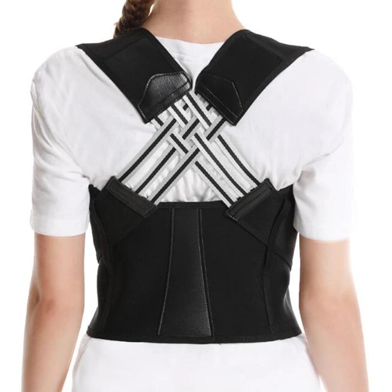 Новый пояс для коррекции осанки для взрослых, дышащий корректирующий ремень для женщин и мужчин, поддержка спины, инструмент для коррекции положения сидя