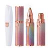 2 IN 1 Rechargeable Electric Eyebrow Trimmer Epilator Female Body Facial Lipstick Shape Hair Removal Mini Painless Razor Shaver