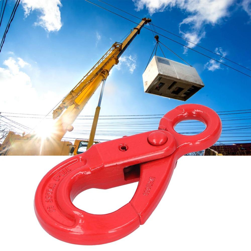 Safety Lock Lifting Rigging Hooks SelfLocking Towing Hooks Slip Hook  Construction Lifting
