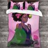 Африканская девушка, Цифровая печать, Анимация Домашний текстиль Четырехпредметный пододеяльник, Постельное белье Набор из трех предметов