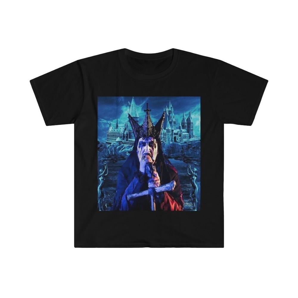 Unisex Soft Cotton T-Shirt. King Diamond. Mercyful Fate.