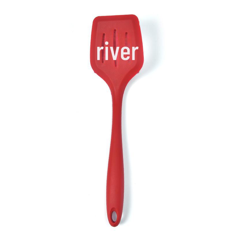 10-Piece Non-Stick Silicone Kitchenware Set: Includes Large Colander, Cooking Spoon, Shovel, Porridge Spoon, and Scraper for Baking.