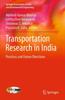 Книга Transportation Research In India : Practices and Future Directions