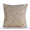 Декоративные наволочки Чехол на подушку цвета слоновой кости Блестки Шеврон Зигзаг Блестящая наволочка Льняные наволочки Геометрический принт - Золото Серебро Мишура