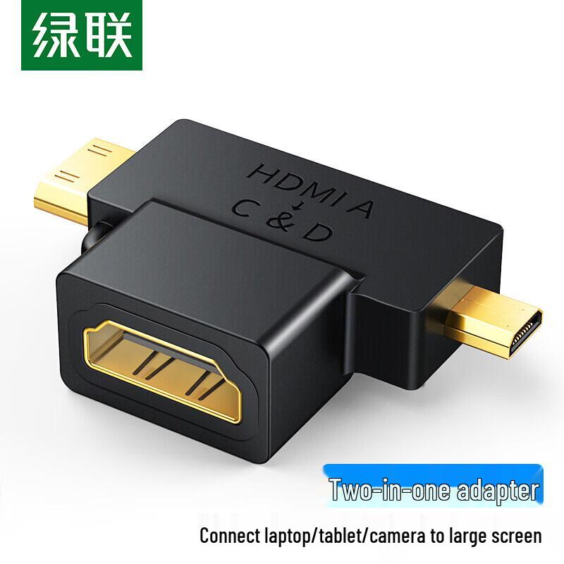 Ugreen Адаптер 2-в-1 Мини/Микро HDMI на HDMI
