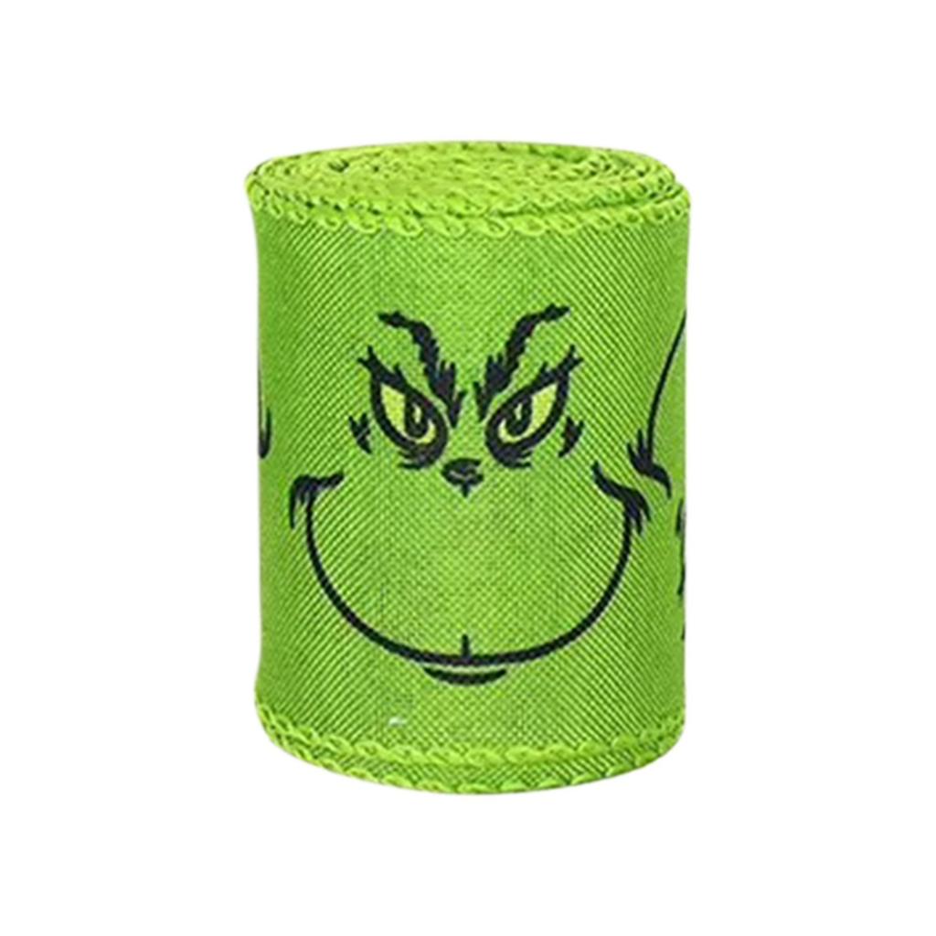 Ribbon Christmas Ribbon Green Furry Christmas  Ribbon Holiday Decoration Random