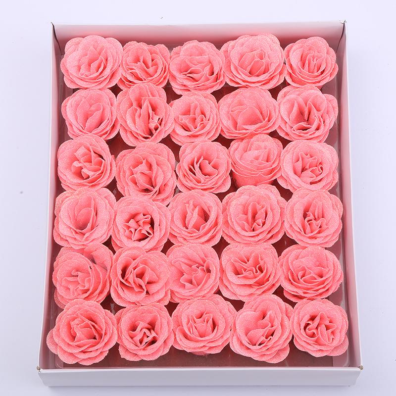 Букет из цветов «Синяя чародейка» из розового золота с кристальным блеском, набор для DIY ко Дню святого Валентина