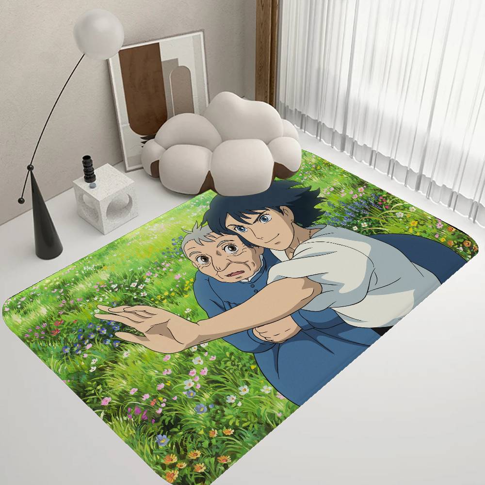 Японское Аниме Х-Ходячий М-Замок Коврик для ванной комнаты Стиль ИНС Мягкий коврик для пола в спальне Дом Прачечная Коврик Противоскользящий Приветственный коврик