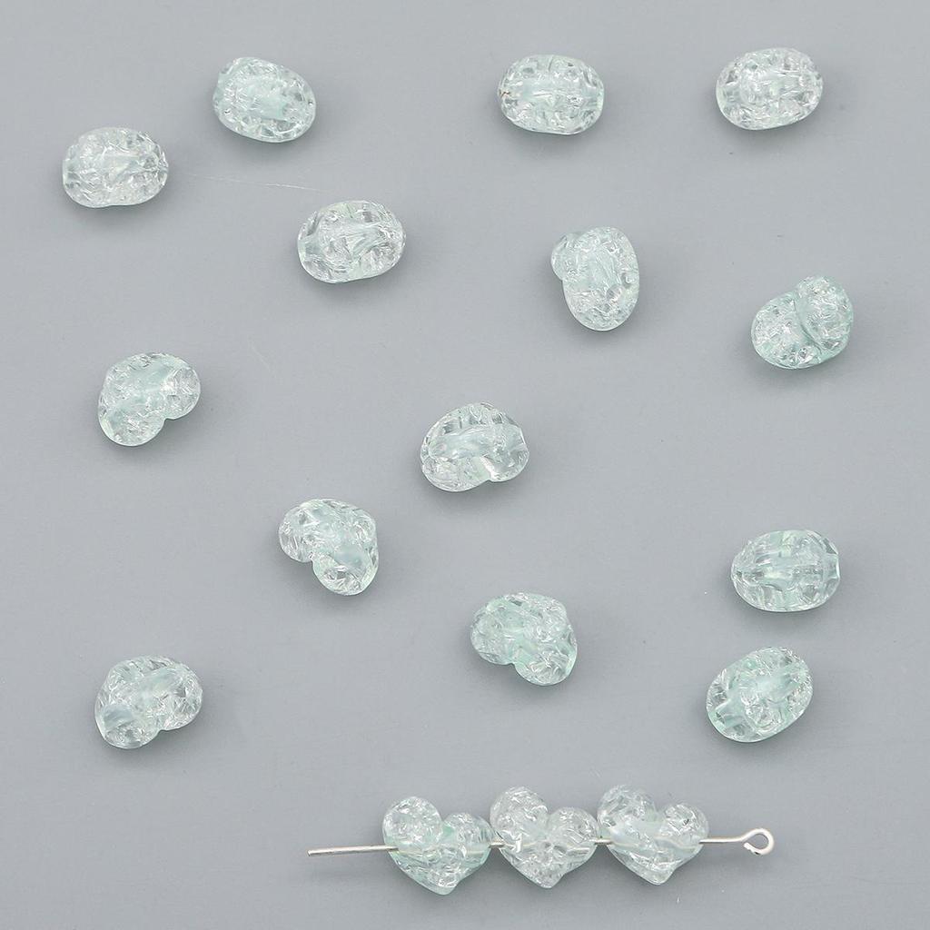 55/70Pcs Plastic Acrylic Heart Beads Fashion Loose Spacer Beads for Jewelry Making DIY Hairpin Earring Necklace Handmade